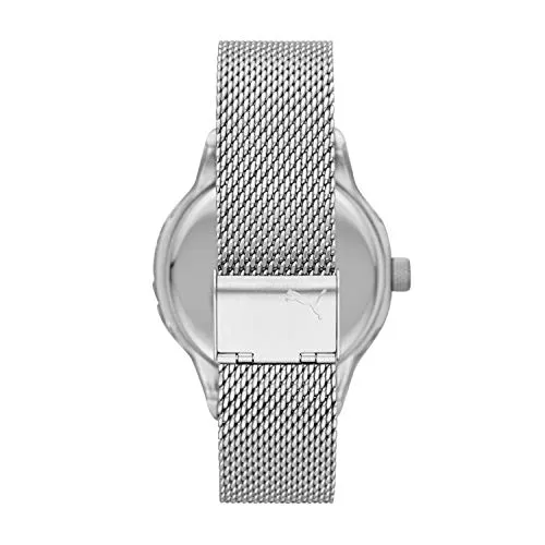 Puma Reset V1 P5005 Orologio Acciaio Argento Quadrante Blu