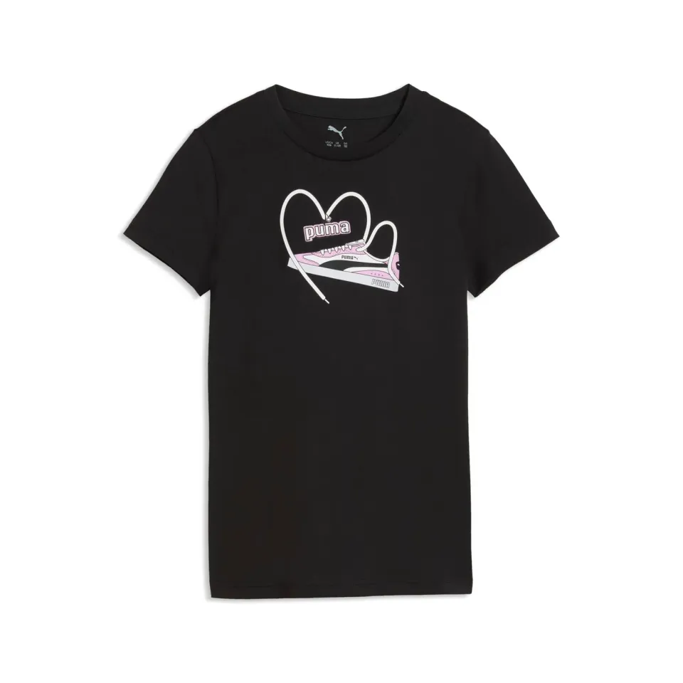 Puma Graphic Slim Sneaker Tee G maglietta bambina slim