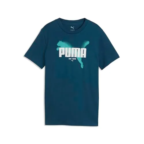 Puma Graphic Puma Tee B maglietta bambino 128 bianco