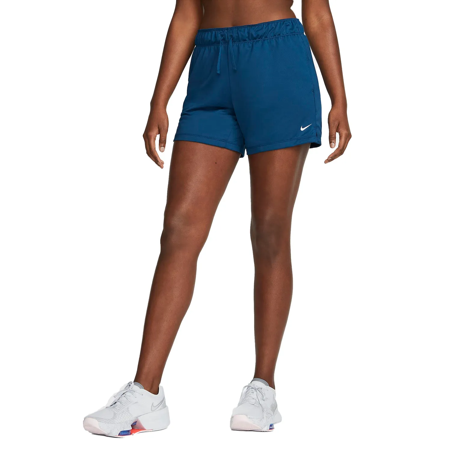 Nike Dri-FIT Attack Pantaloncini donna celeste