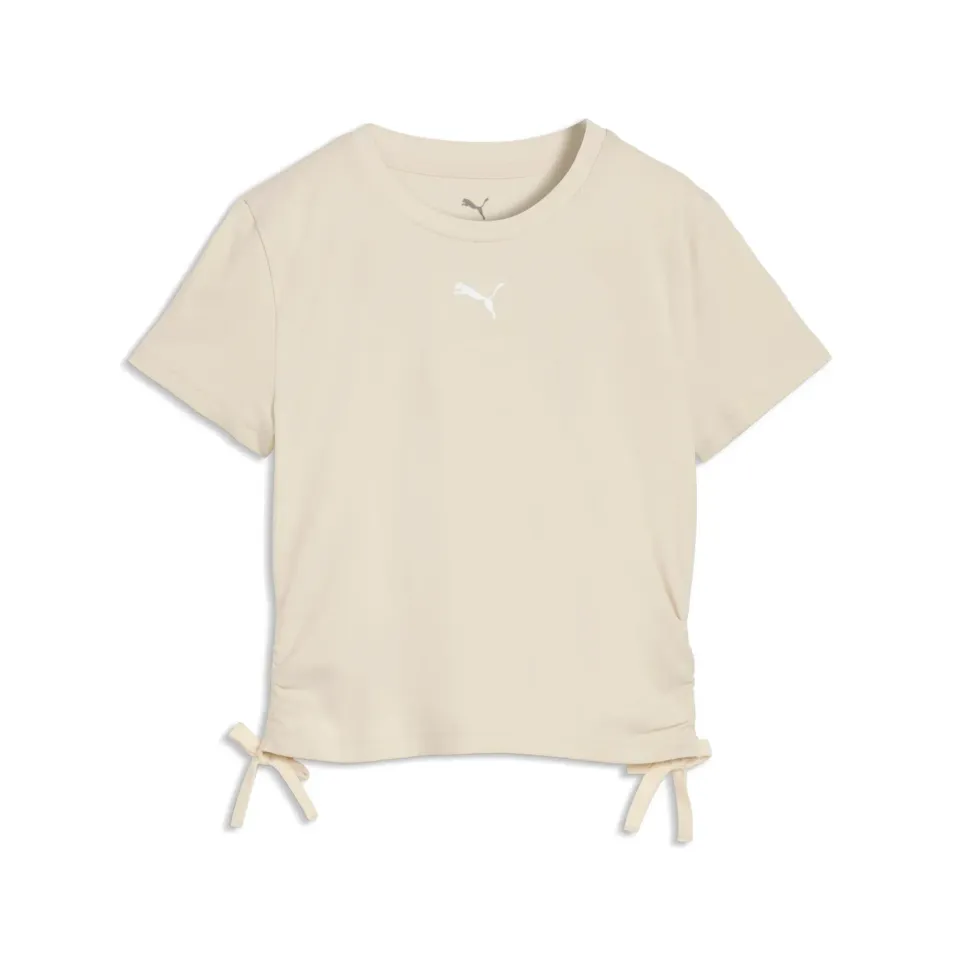 Puma Ess Centered Cat Logo Slim Knotted Tee G maglietta bambina