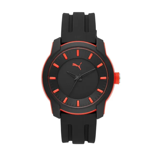 Puma orologio uomo quarzo silicone nero quadrante 45 mm