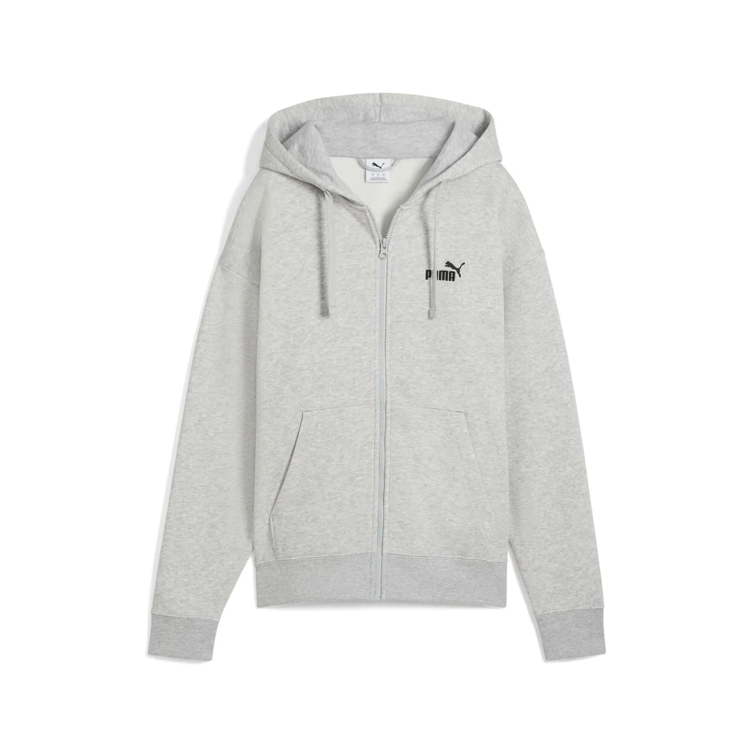 Puma Ess Small No.1 Logo Full-Zip felpa bambina