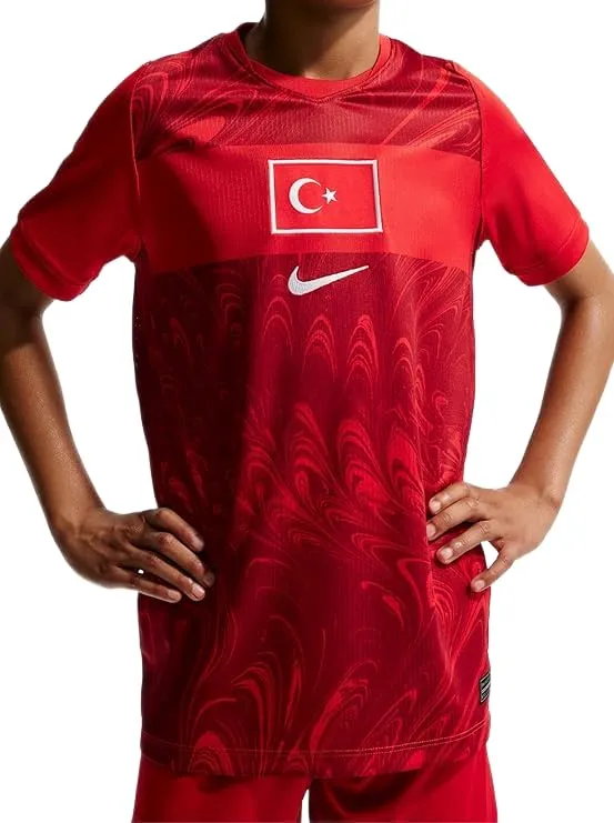 Nike Turchia Stadium maglia calcio bambini 10-12 anni rossa