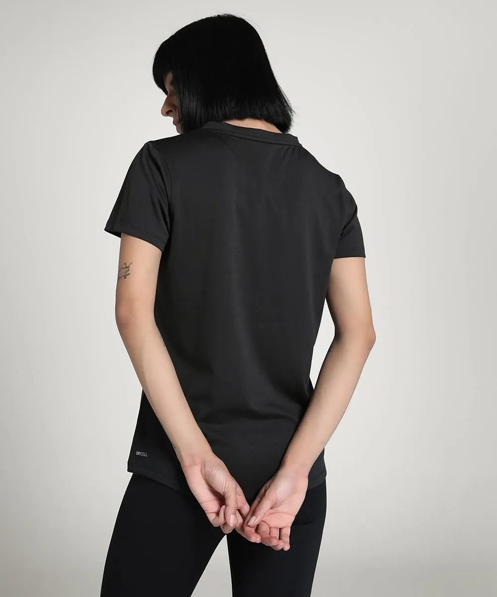 Puma Essential V-Neck maglietta taglia S nera