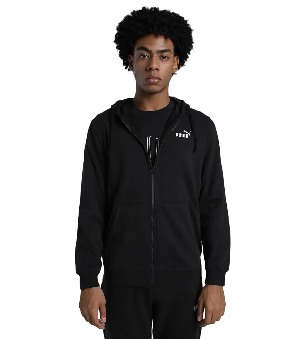 Puma Ess No.1 Logo felpa zip S con cappuccio