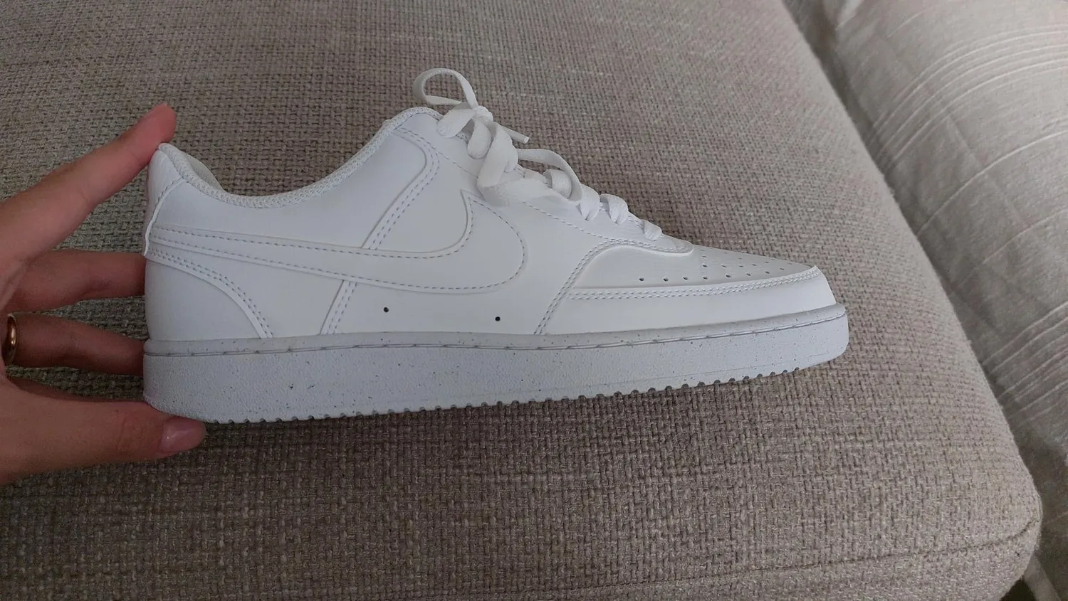Nike Court Vision Low sneakers bianco nero 38.5 EU