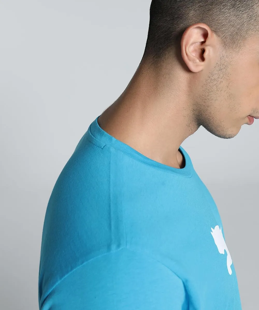 Puma Teamrise Logo Jersey maglietta uomo cotone