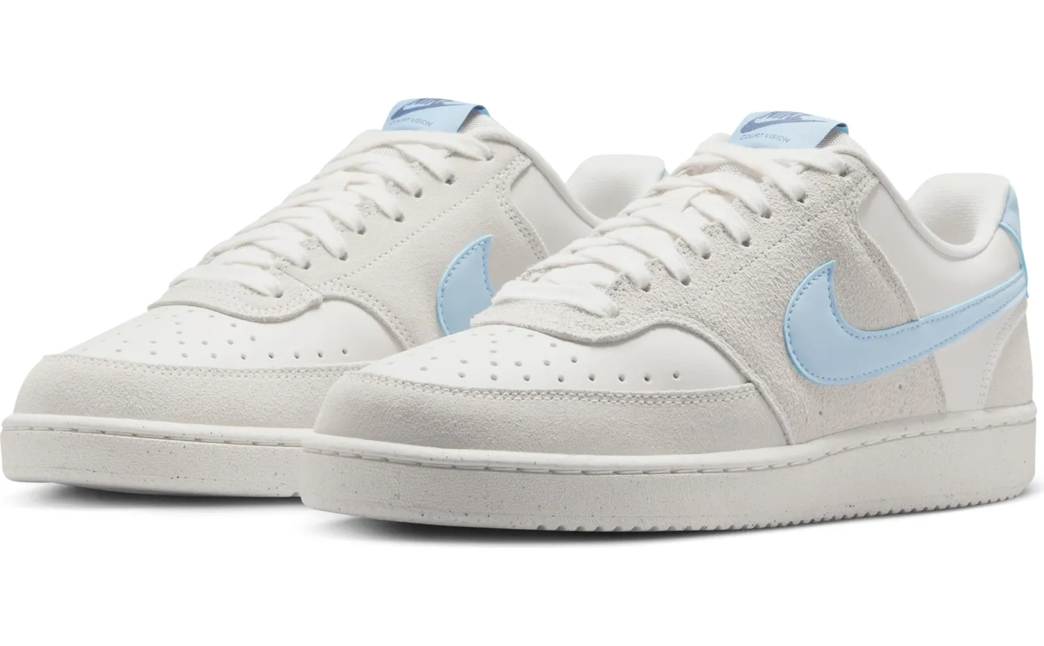 Nike Court Vision Low sneakers donna pelle bianca