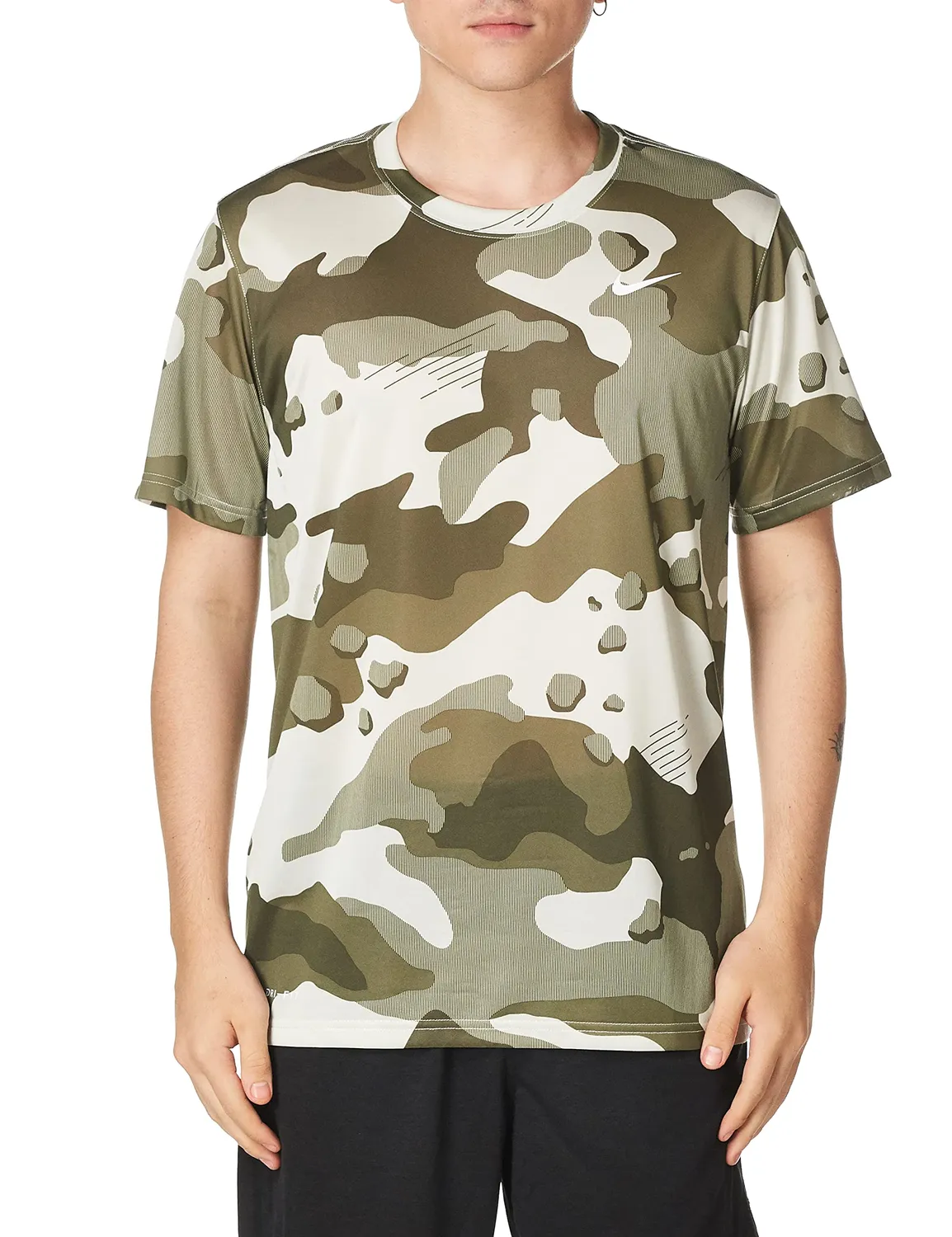Nike Dry Legend Camo maglietta uomo arancione taglia unica