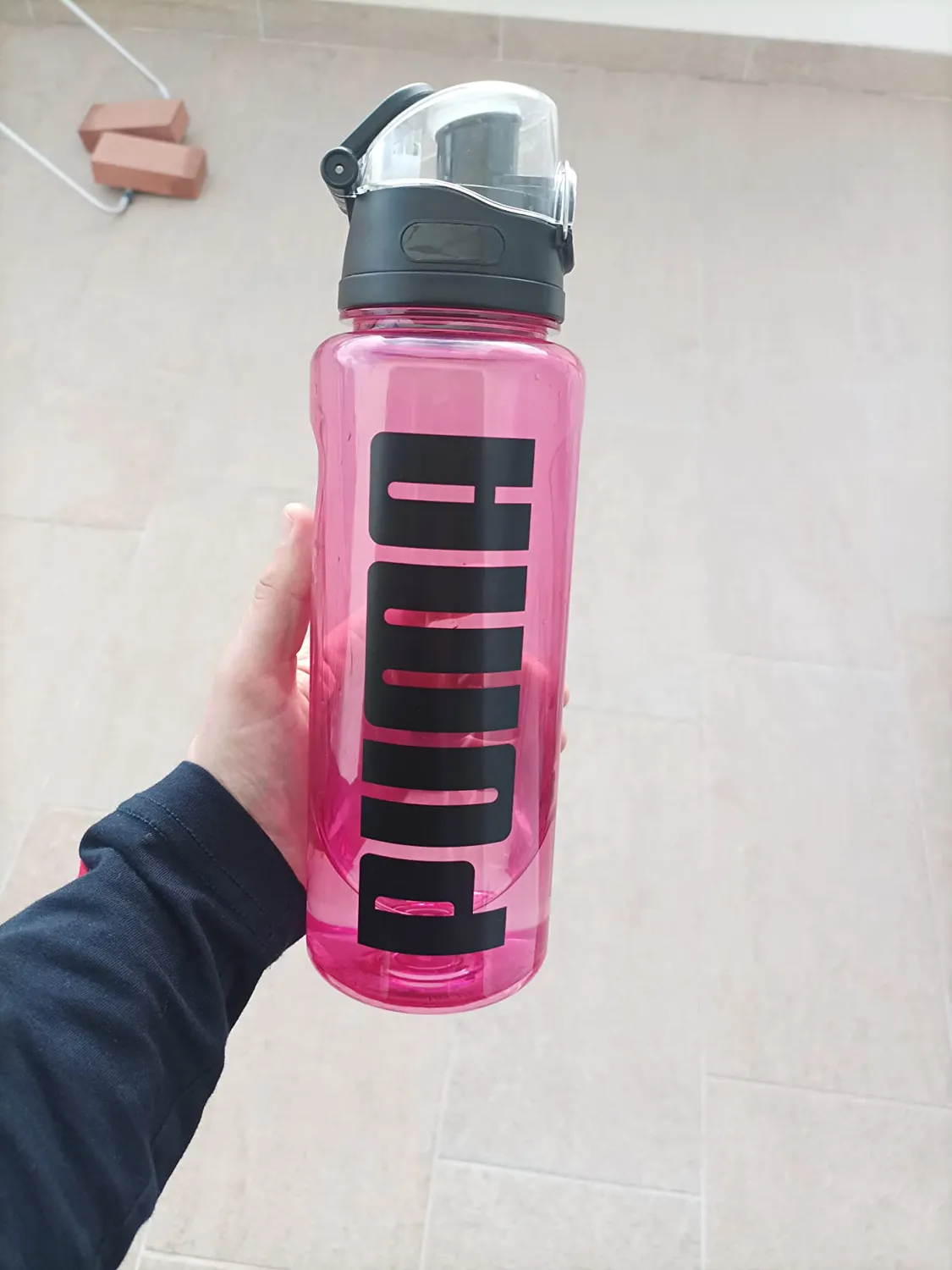 PUMA borraccia sportiva 1 litro trasparente