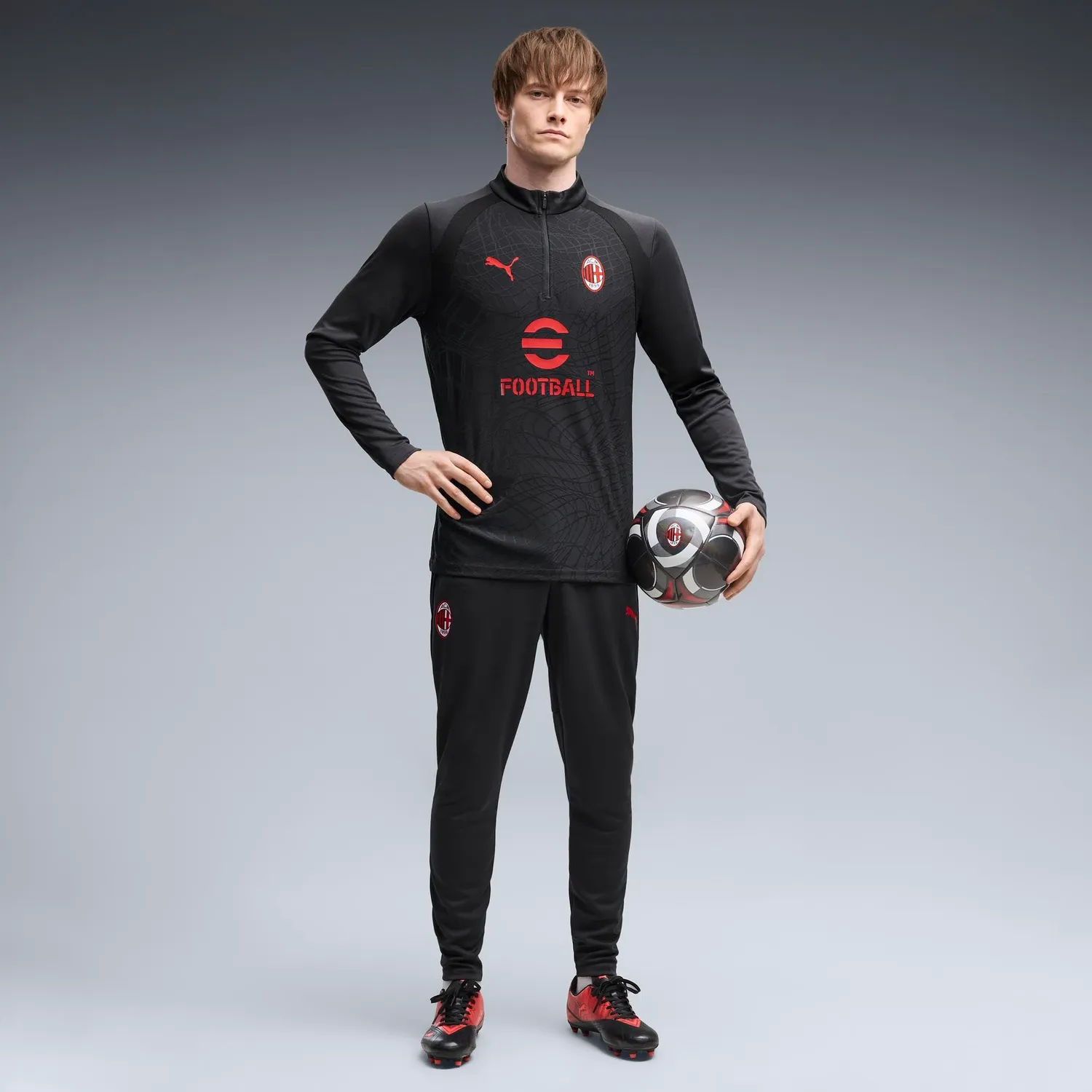 Puma Milan Training 1/4 Zip Top 26/27 felpa allenamento XS
