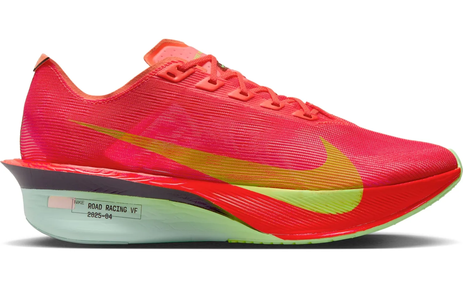 Nike Vaporfly 4 scarpe running Bright Crimson piastra carbonio