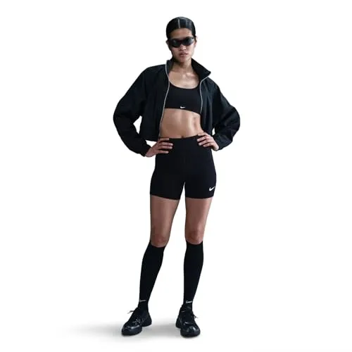 Nike Sportswear Classic bike shorts donna M neri vita alta