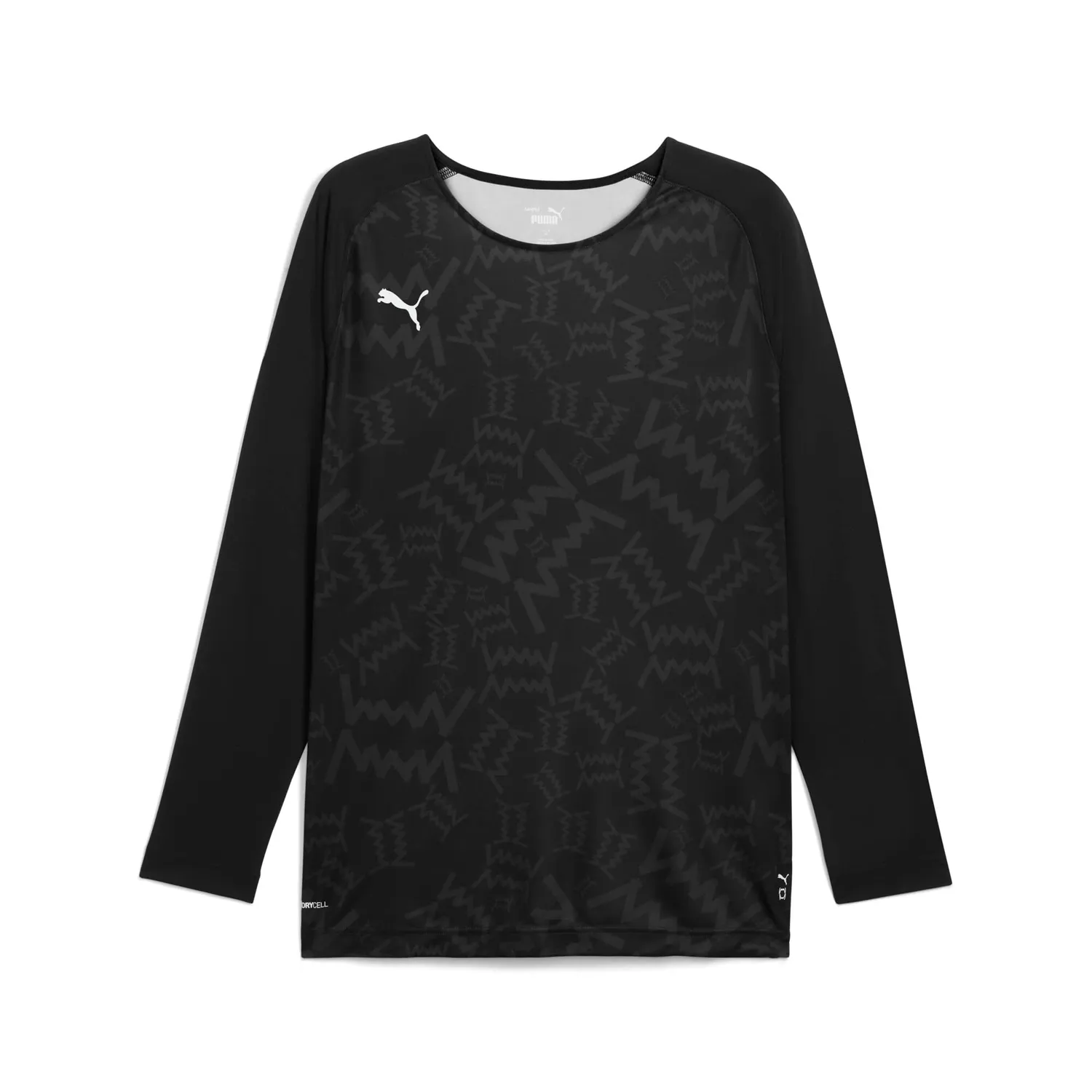 Puma Teamjaws Graphic LS Maglia Calcio Manica Lunga S Blu
