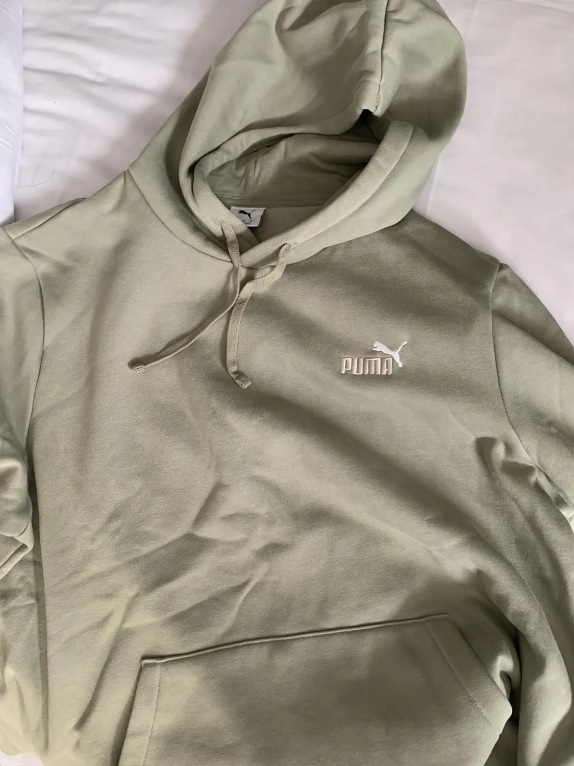 PUMA ESS 2 Color Small No.1 Hoodie felpa uomo grigia