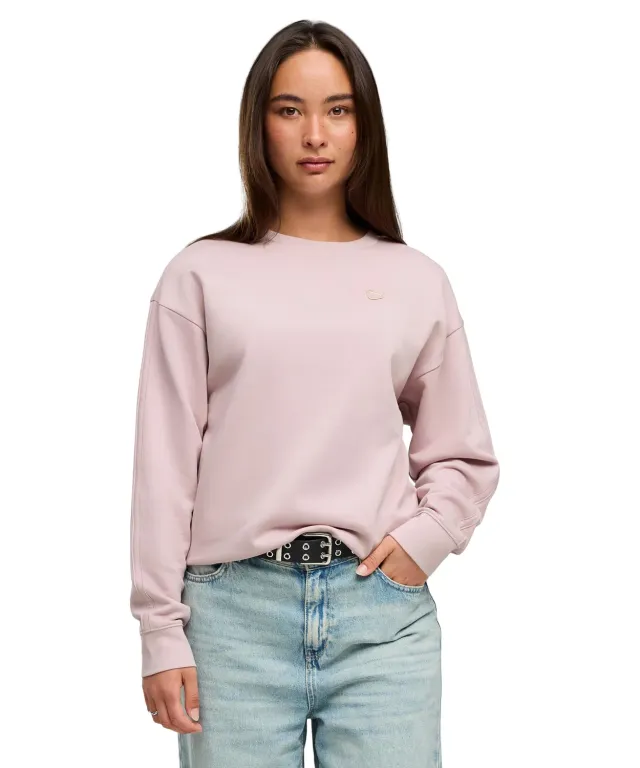 Puma Ess Elevated Comfort Crew felpa donna Misty Pink