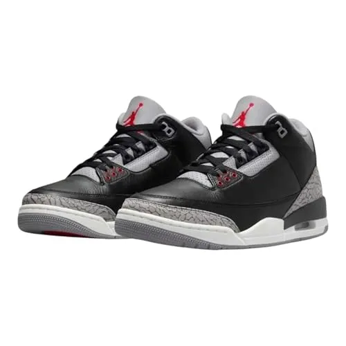 Nike Air Jordan 3 Retro scarpe uomo nero 11 pelle
