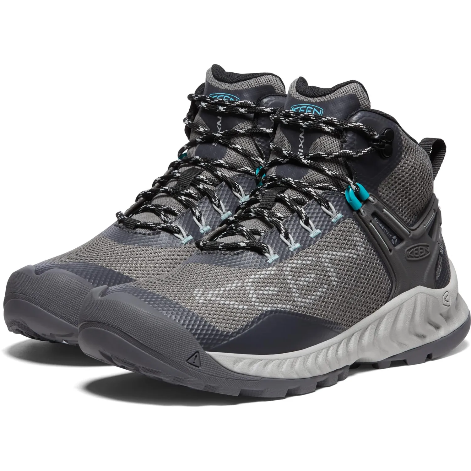 Keen Nxis Evo Mid scarponi trekking donna impermeabili grigio