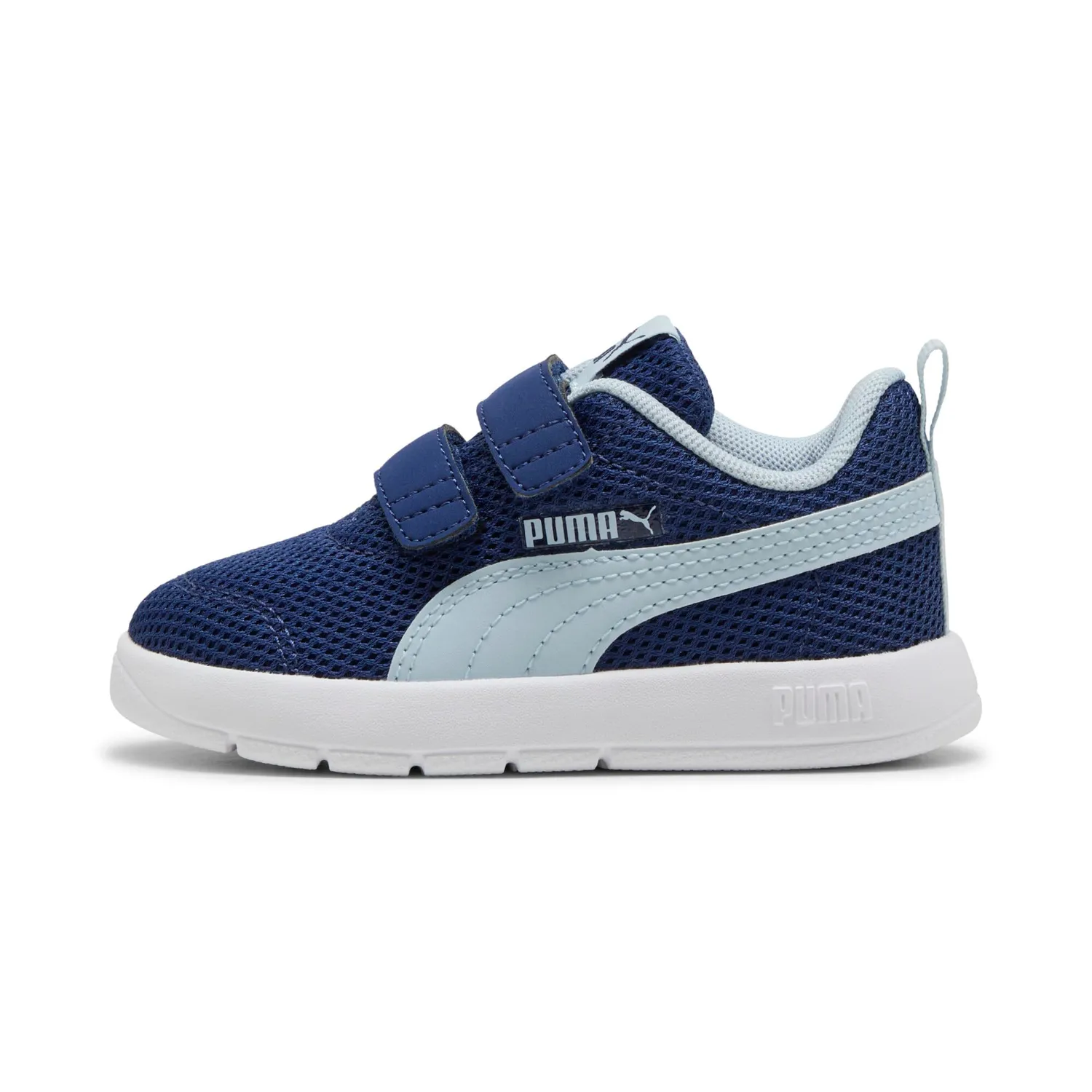 Puma Courtflex V3 398086 sneakers bimbo Blue Jewel mesh