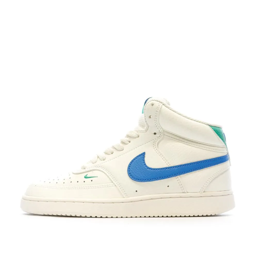 Nike Court Vision Mid sneakers bianche pelle