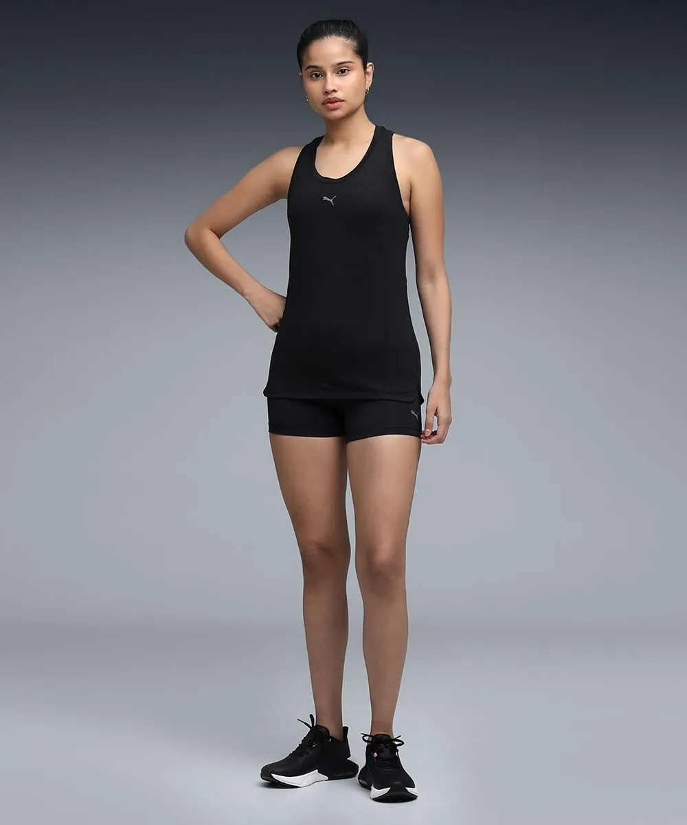 Puma Cloudspun Racerback Tank canotta donna nera
