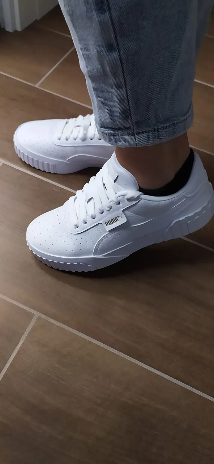 Puma Cali sneakers donna bianche pelle anni 80