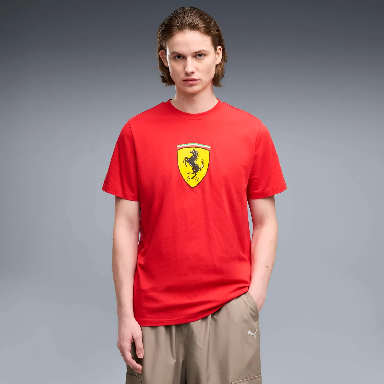 Puma Scuderia Ferrari Coloured Shield T-shirt uomo L rosso
