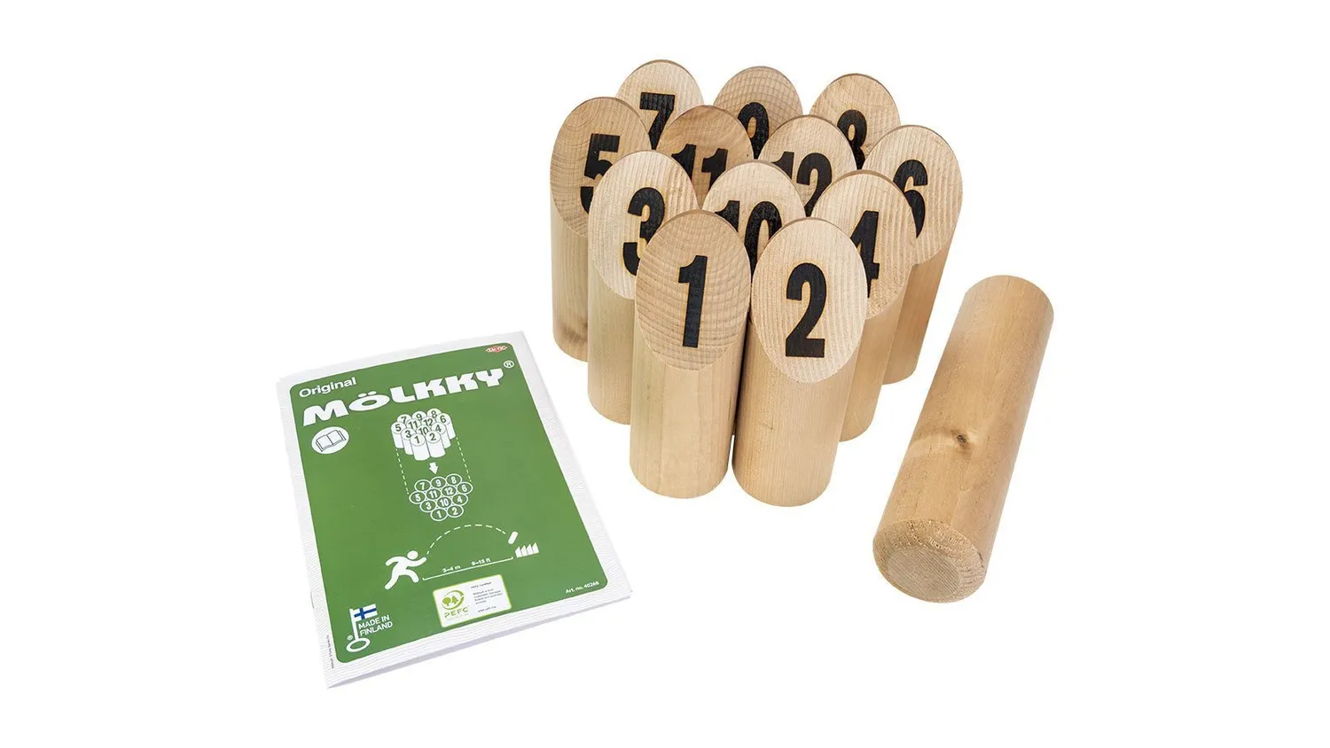 Karhu X Molkky Set gioco in legno betulla Finlandia