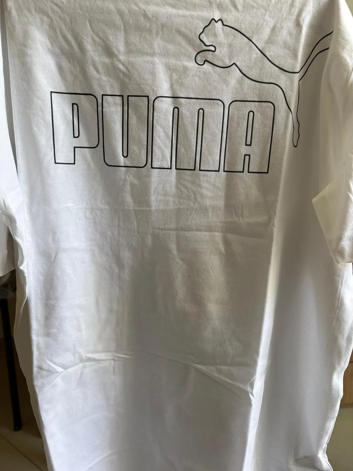Puma Ess Small Logo Tee t-shirt bianca taglia S