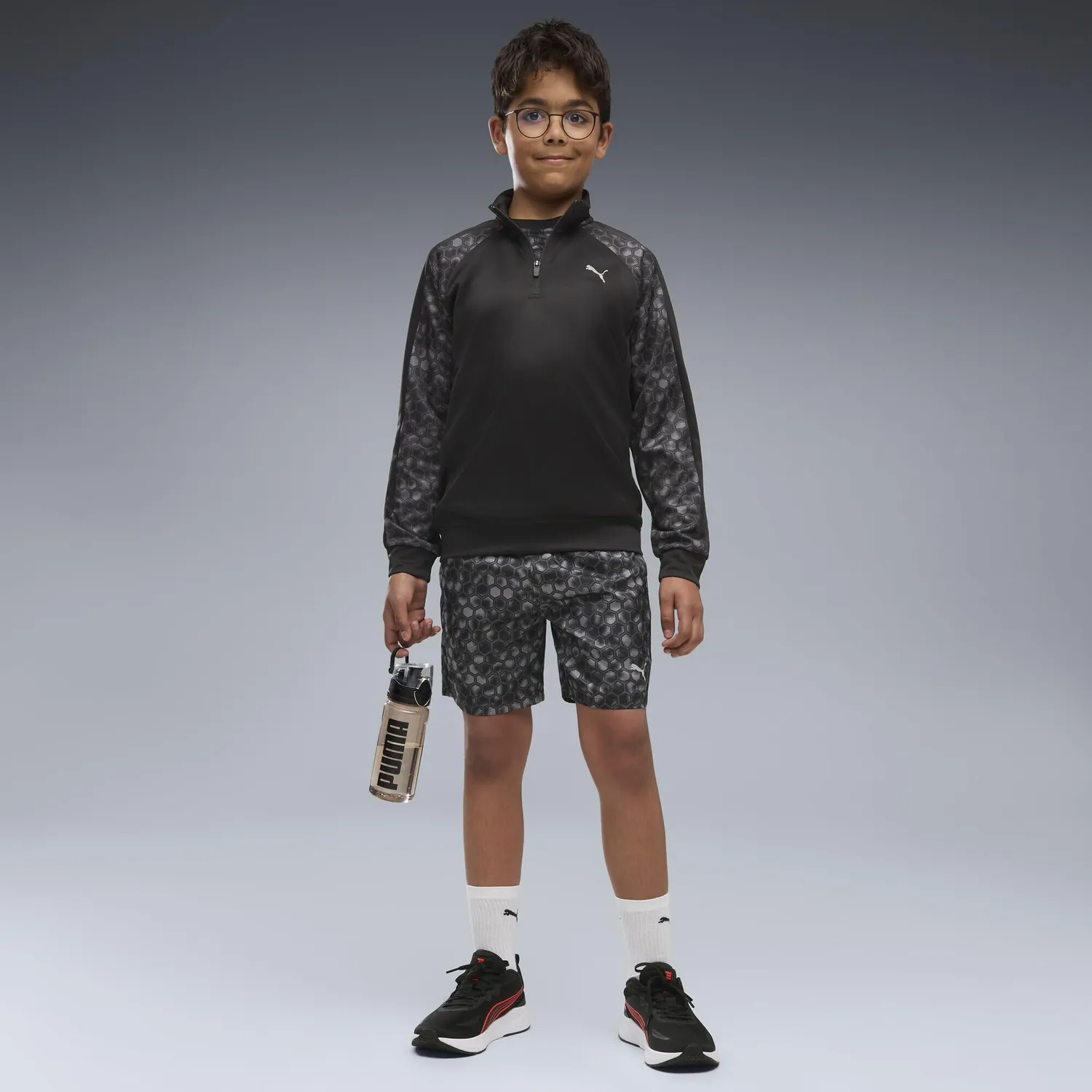Puma Train All Day felpa quarter-zip ragazzi 152 tecnica