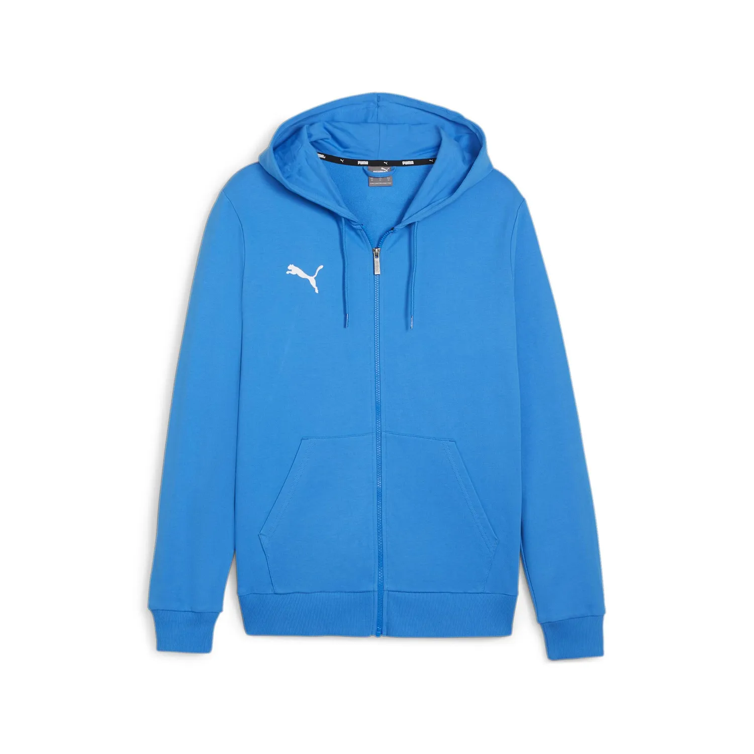 Puma Teamgoal 23 Casuals Felpa con cappuccio uomo zip nera