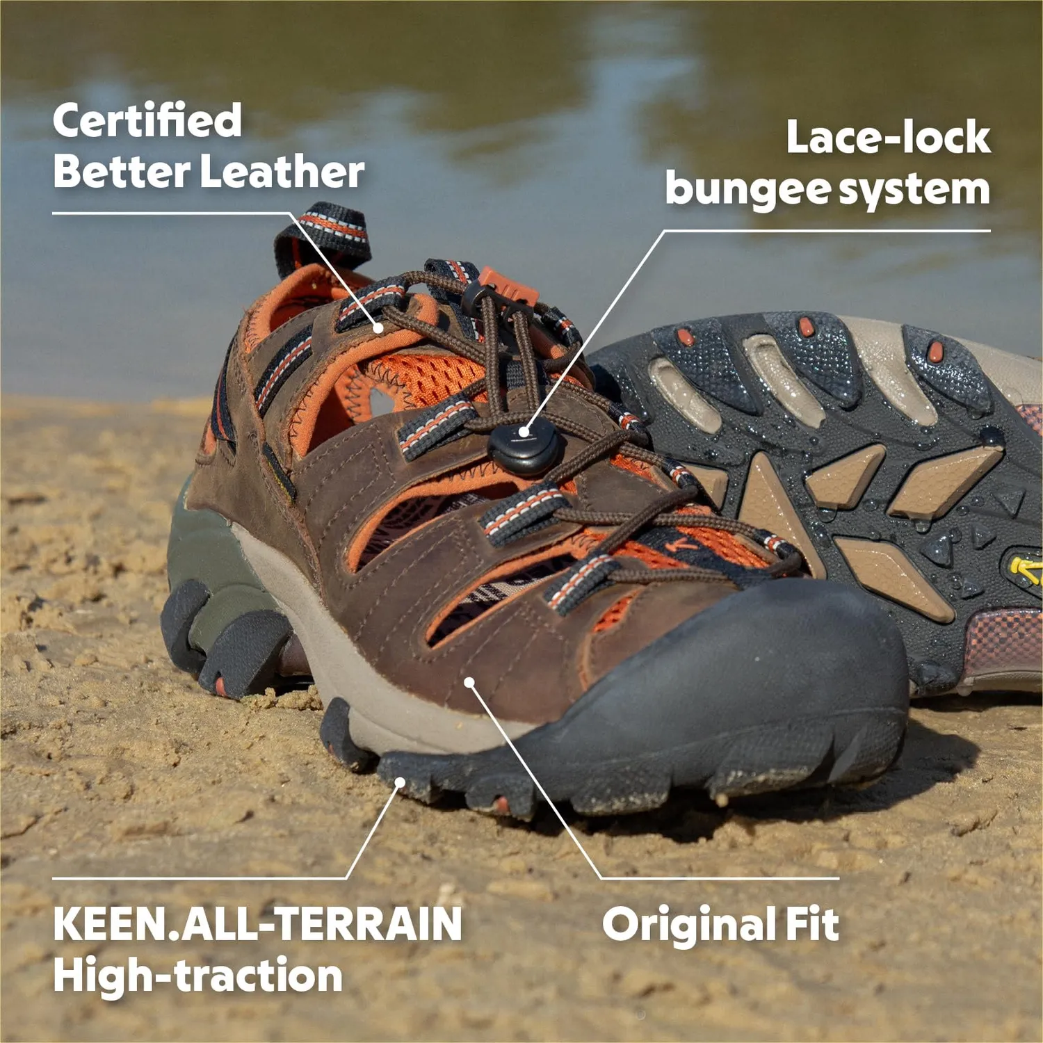 Keen Arroyo II sandali uomo pelle impermeabile