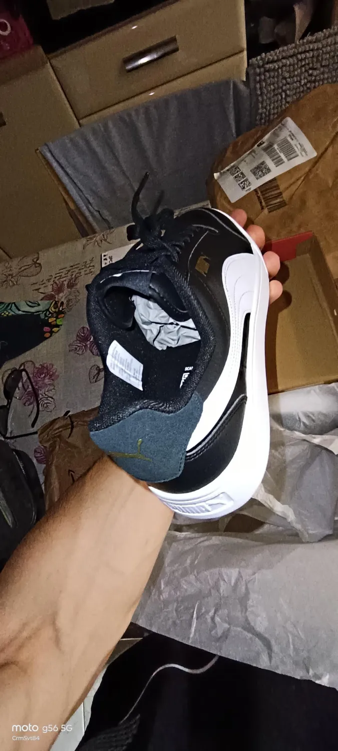 PUMA Shuffle sneaker unisex pelle court anni 80