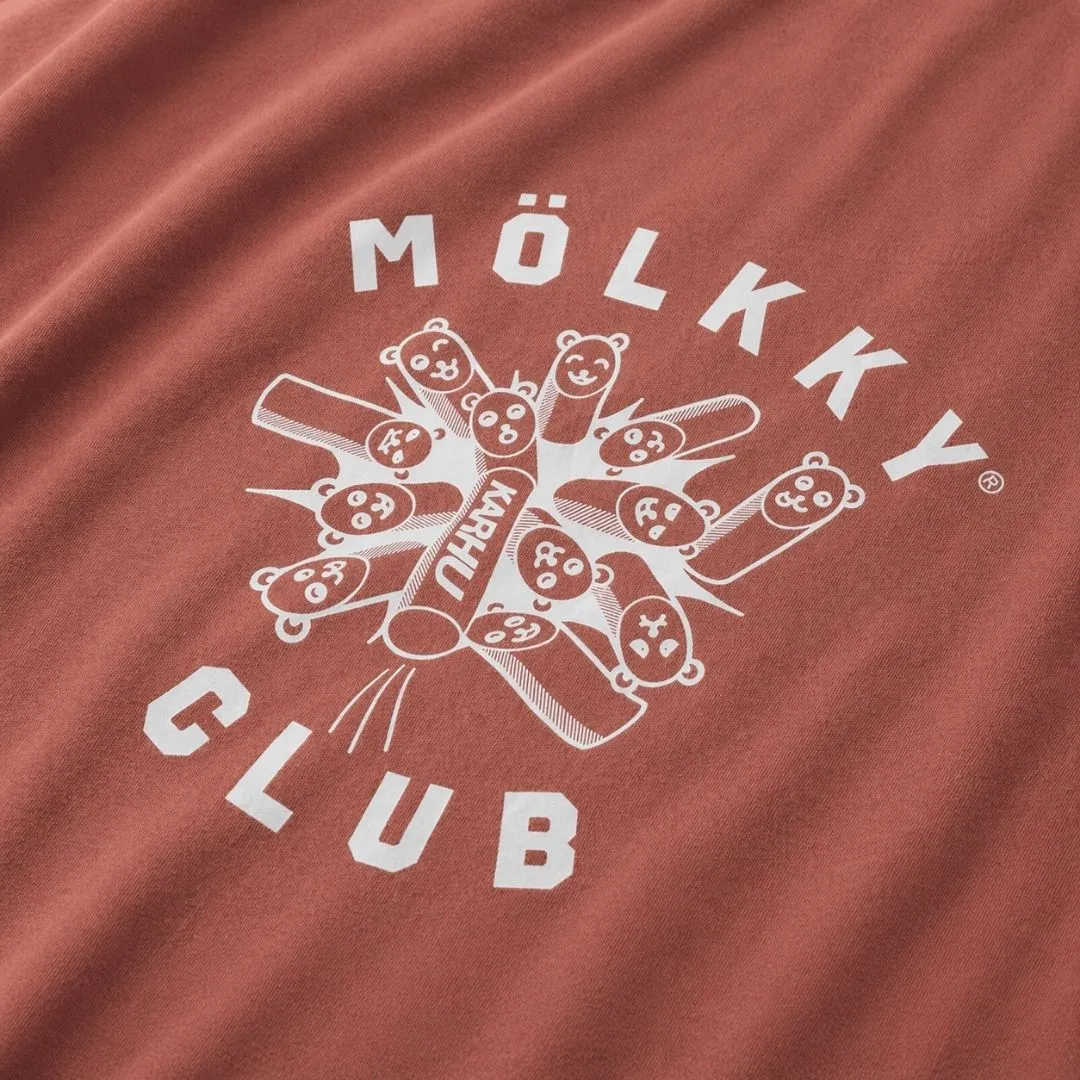 Karhu Mölkky Club t-shirt burnt brick cotone