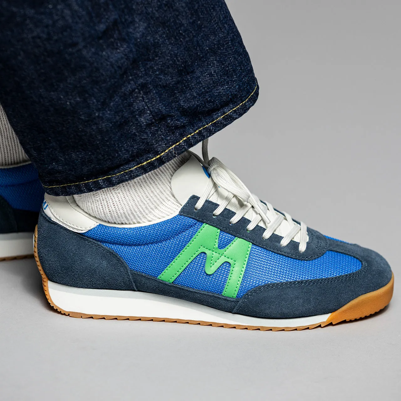 Karhu Mestari 76 sneakers Vintage Indigo Poison Green mesh