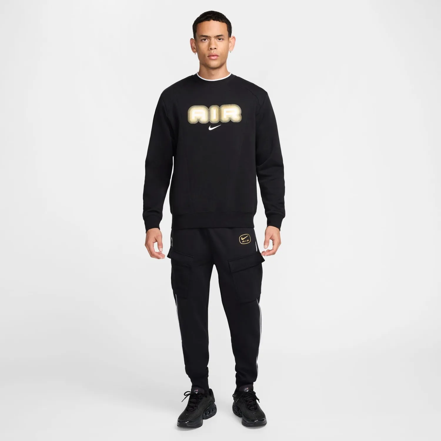 Nike Air Fleece Felpa Girocollo Uomo XL Cotone
