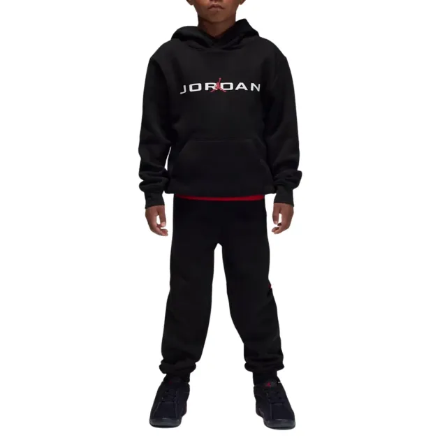 Jordan Mj Baseline tuta bambini nera 5 anni
