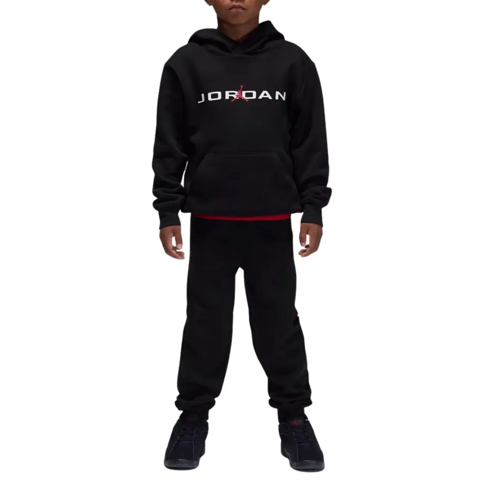 Jordan Mj Baseline tuta bambini nera 5 anni