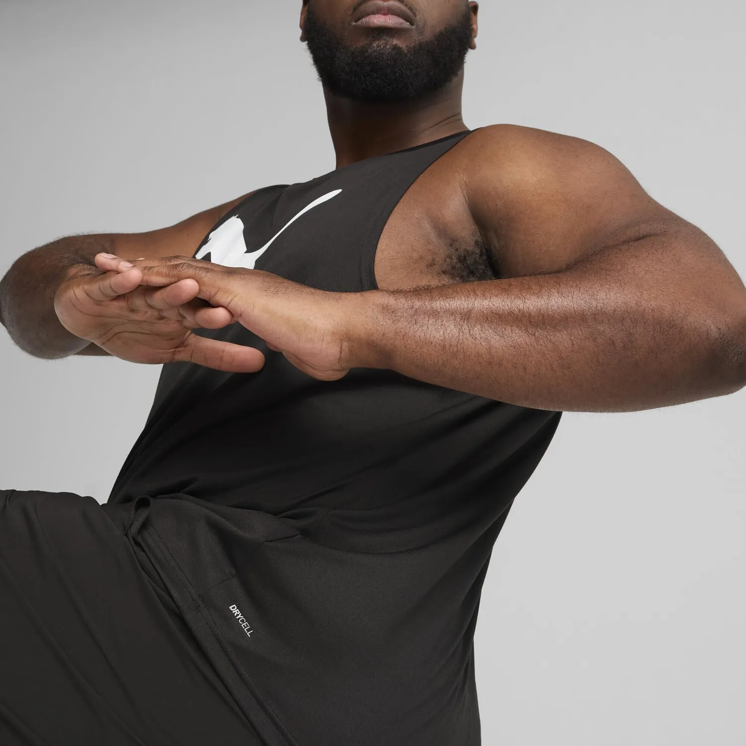PUMA Tad Essential canotta training nera smanicata