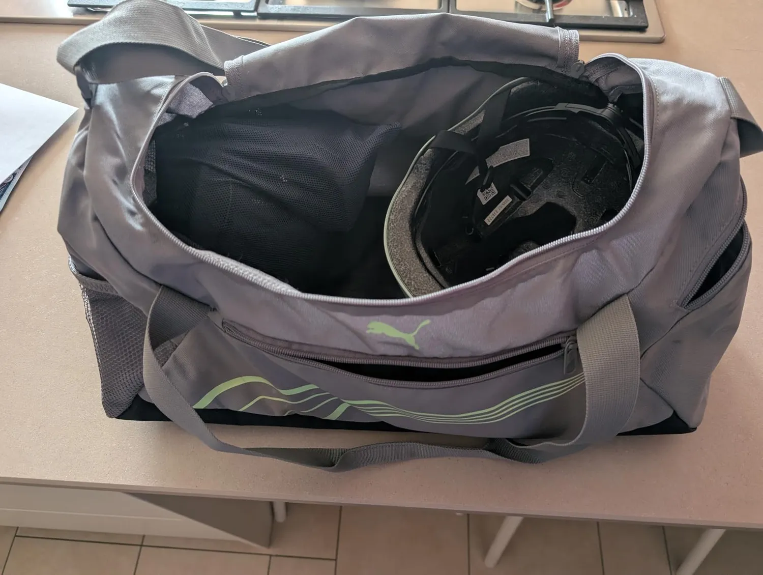 Puma Fundamentals borsa sportiva S 21L nera palestra