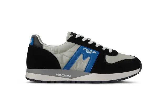 Karhu Fulcrum Star sneakers Jet Black Campanula in camoscio