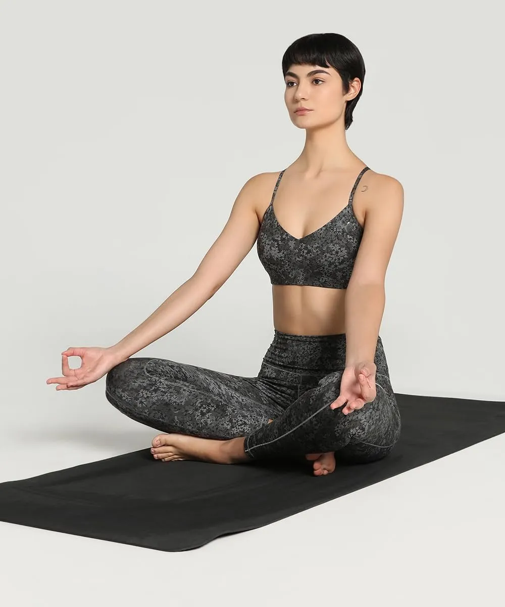 PUMA Move Yogini Bra top donna nero stampa