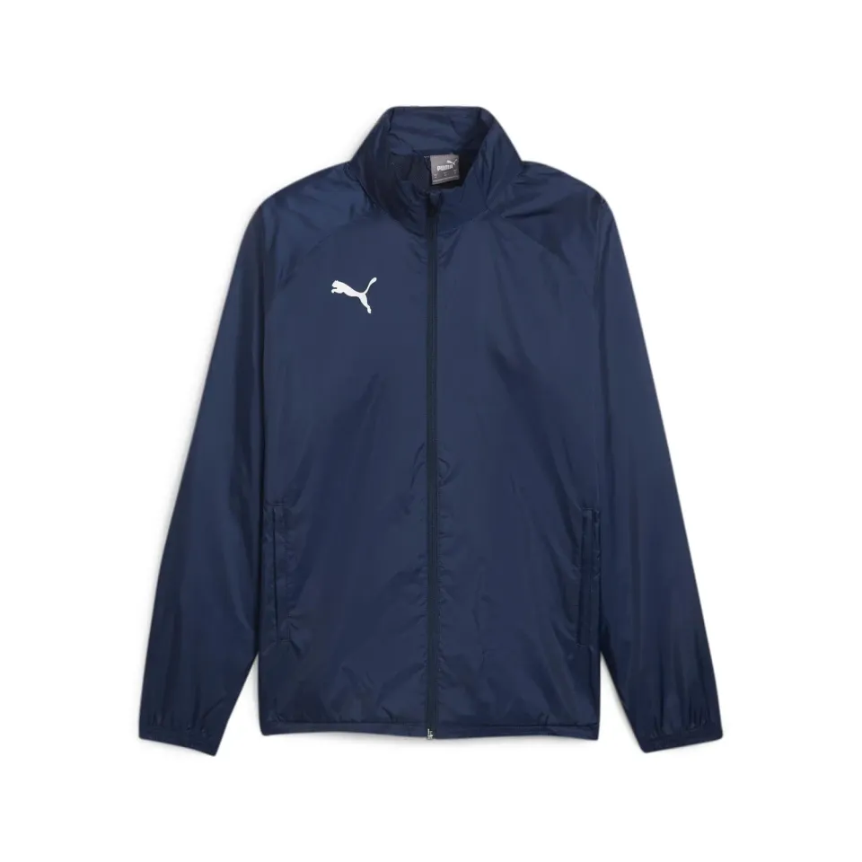 PUMA Teamgoal All Weather giacca uomo navy antipioggia