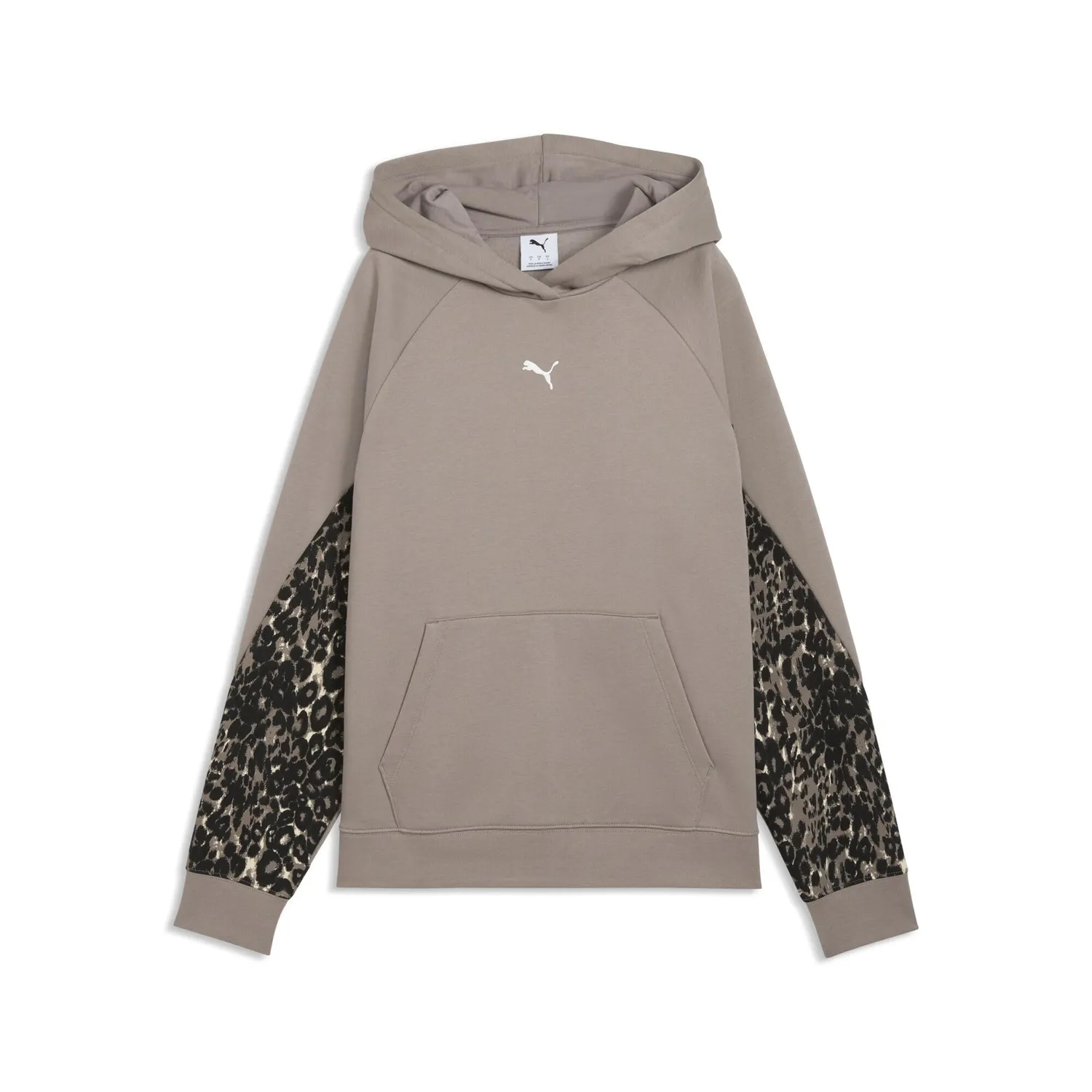 Puma Sport Animal Standard Hoodie FL felpa donna grigia