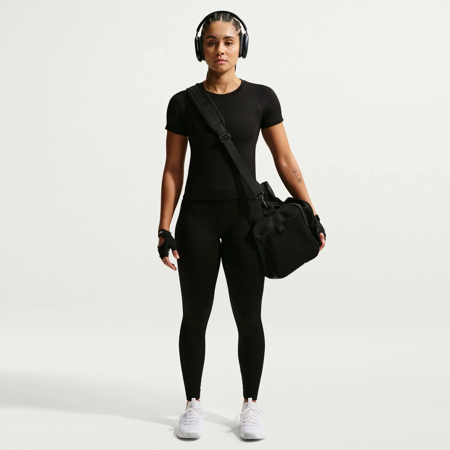 Nike Pro Seamless T-shirt Donna XXS Nera Dri-Fit