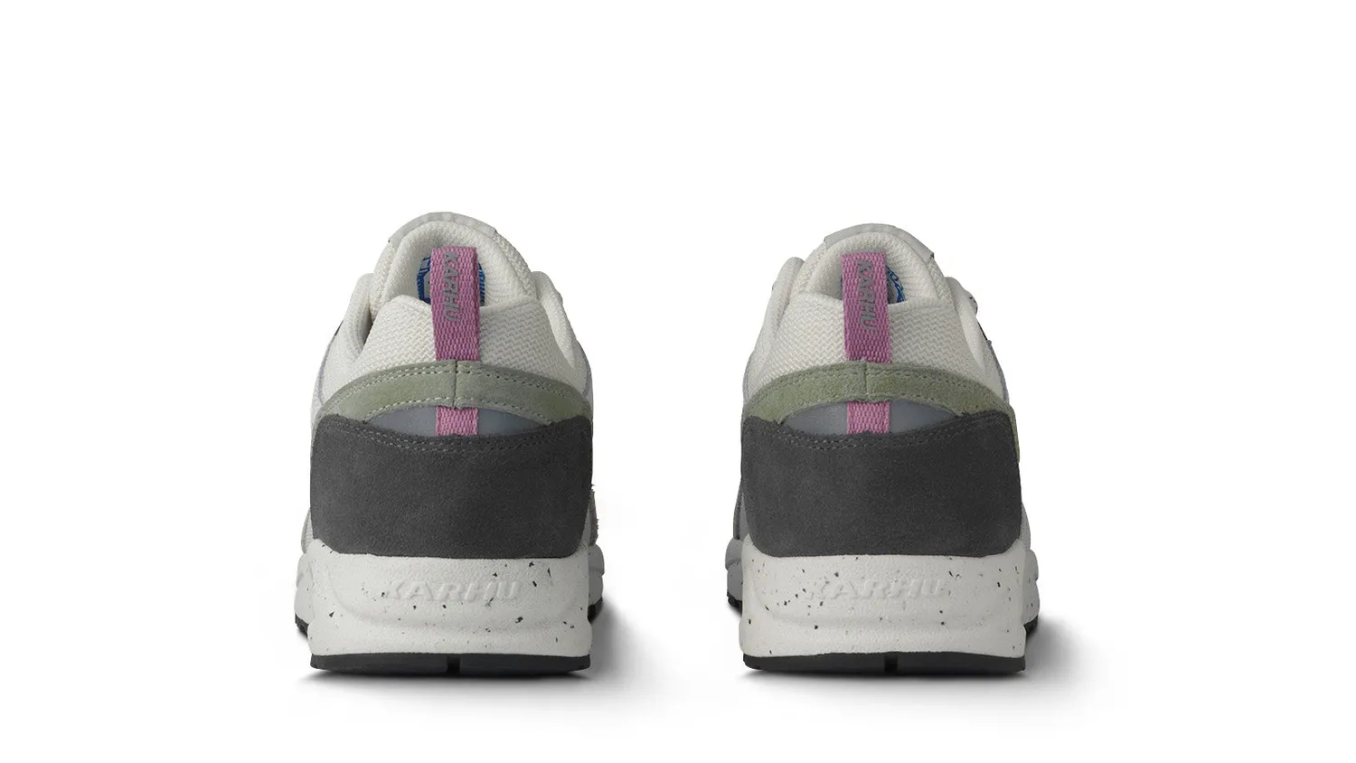 Karhu Fusion 2.0 scarpe Dark Gull Gray Lilas traspiranti