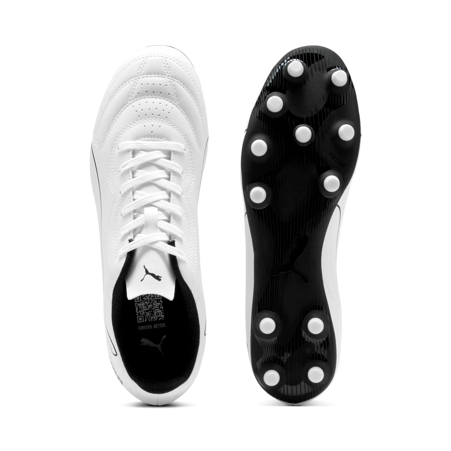 Puma Classico FG scarpe calcio uomo 48.5 EU bianco nero
