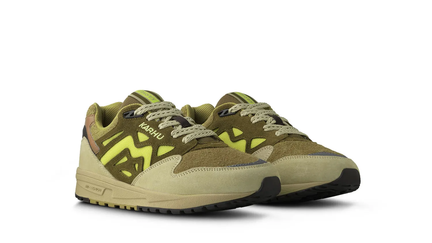 Karhu Legacy 96 sneakers Mojave Desert Wild Lime suede