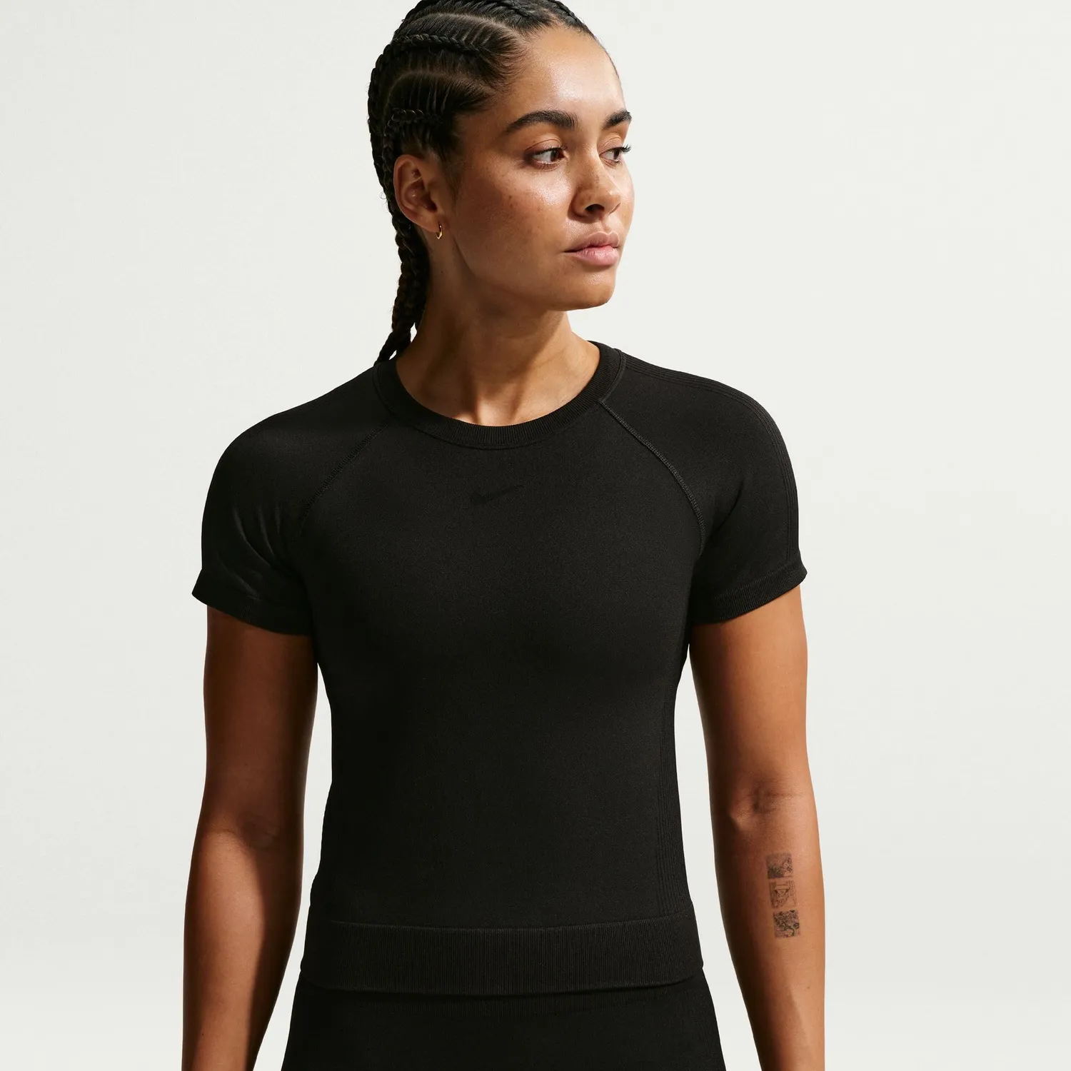 Nike Pro Seamless T-shirt Donna XXS Nera Dri-Fit